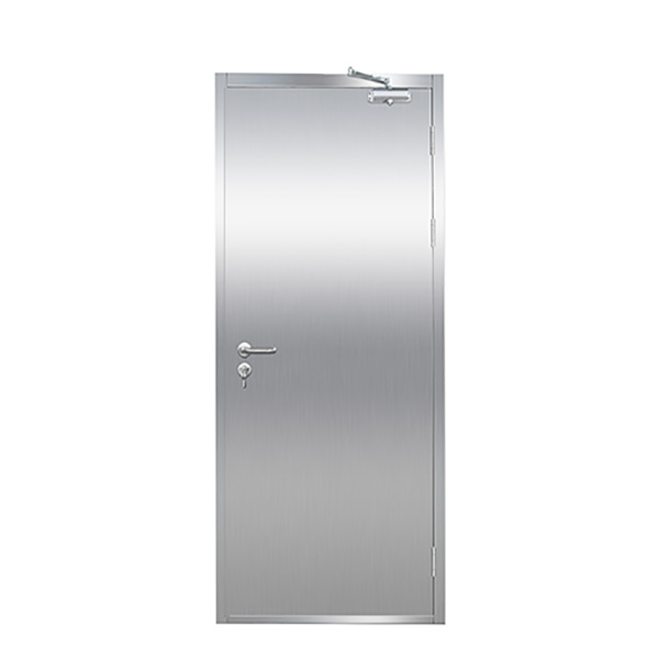 這兩種情況下通往室外疏散樓梯的門應為甲級防火門(圖1) 不銹鋼防火門樣品.jpg