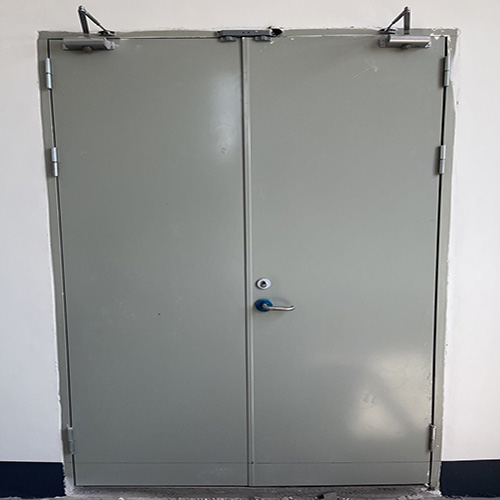乙級單開防火門(圖1) 防火門安裝工地效果.jpg